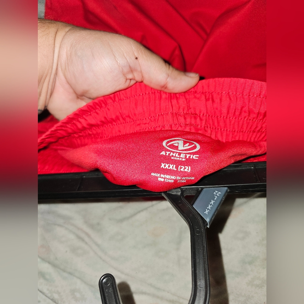 Athletic Works Red Shorts XXXL